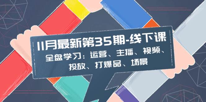 11月最新-35期-线下课：全盘学习：运营、主播、视频、投放、打爆品、场景-小小小弦