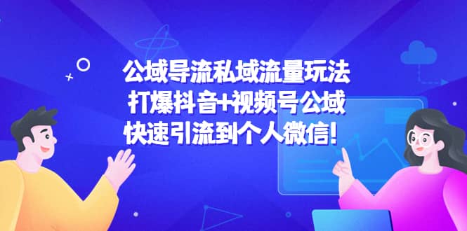 公域导流私域流量玩法：打爆抖音+视频号公域-小小小弦