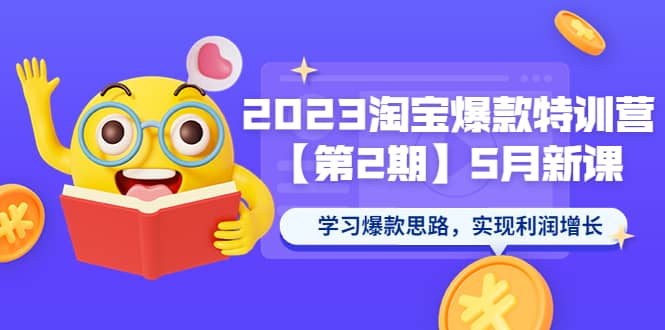 2023淘宝爆款特训营【第2期】5月新课 学习爆款思路，实现利润增长-小小小弦