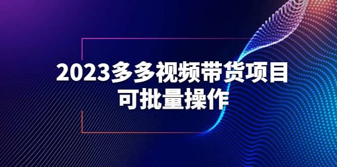 2023多多视频带货项目，可批量操作【保姆级教学】-小小小弦