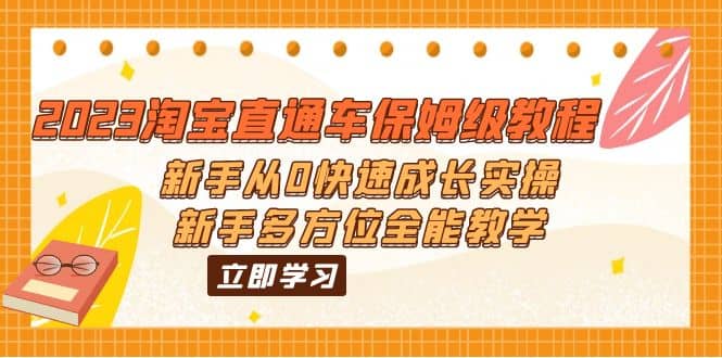 2023淘宝直通车保姆级教程：新手从0快速成长实操，新手多方位全能教学-小小小弦