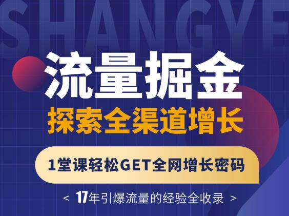 张琦流量掘金探索全渠道增长，1堂课轻松GET全网增长密码-小小小弦