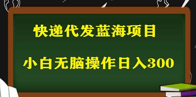 2023最新蓝海快递代发项目，小白零成本照抄-小小小弦