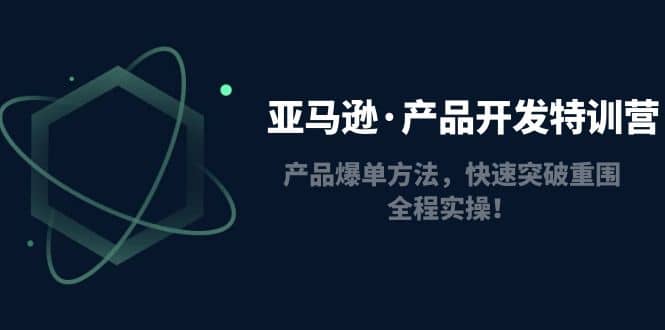 亚马逊·产品开发特训营：产品爆单方法，快速突破重围，全程实操-小小小弦