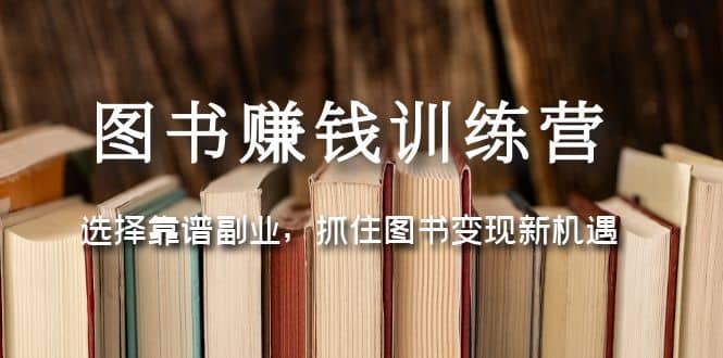 图书赚钱训练营：选择靠谱副业，抓住图书变现新机遇-小小小弦