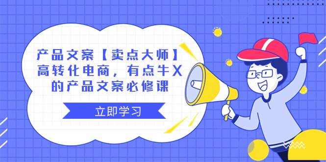 产品文案【卖点大师】高转化电商，有点牛X的 产品文案必修课-小小小弦