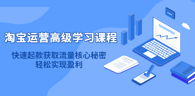 淘宝运营高级学习课程：快速获取流量核心秘密，轻松实现盈利！-小小小弦