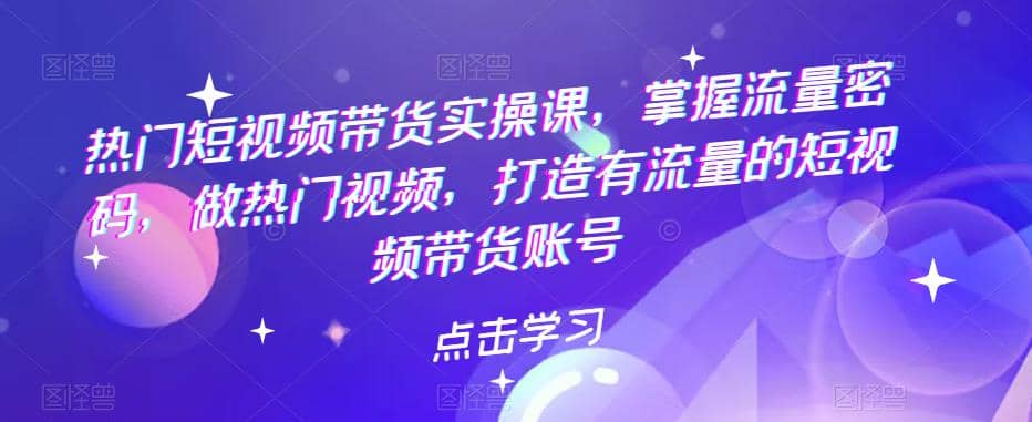 热门短视频带货实战 掌握流量密码 做热门视频 打造有流量的短视频带货账号-小小小弦