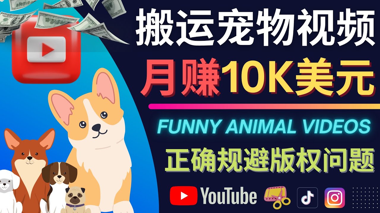 搬运TIKTOK视频到YouTube，并进行二次创作，月赚1万美元以上-小小小弦