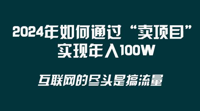 2024年如何通过“卖项目”实现年入100W-小小小弦