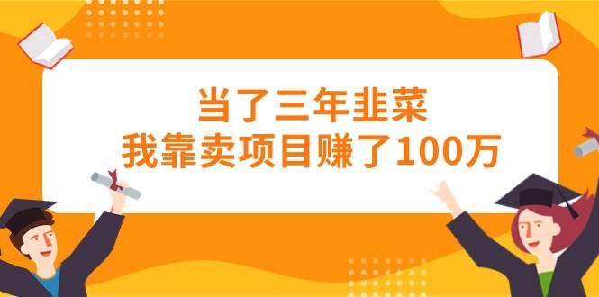 当了三年韭菜我靠卖项目赚了100万-小小小弦