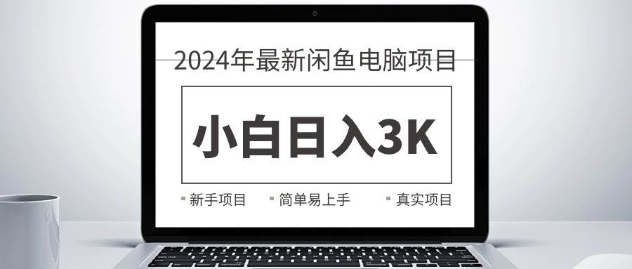 2024最新闲鱼卖电脑项目，新手小白日入3K+，最真实的项目教学-小小小弦