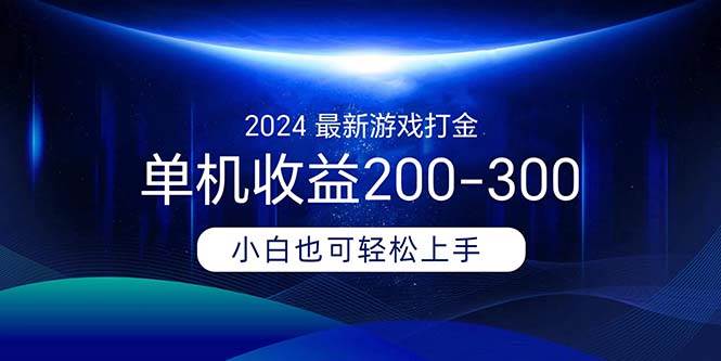 2024最新游戏打金单机收益200-300-小小小弦